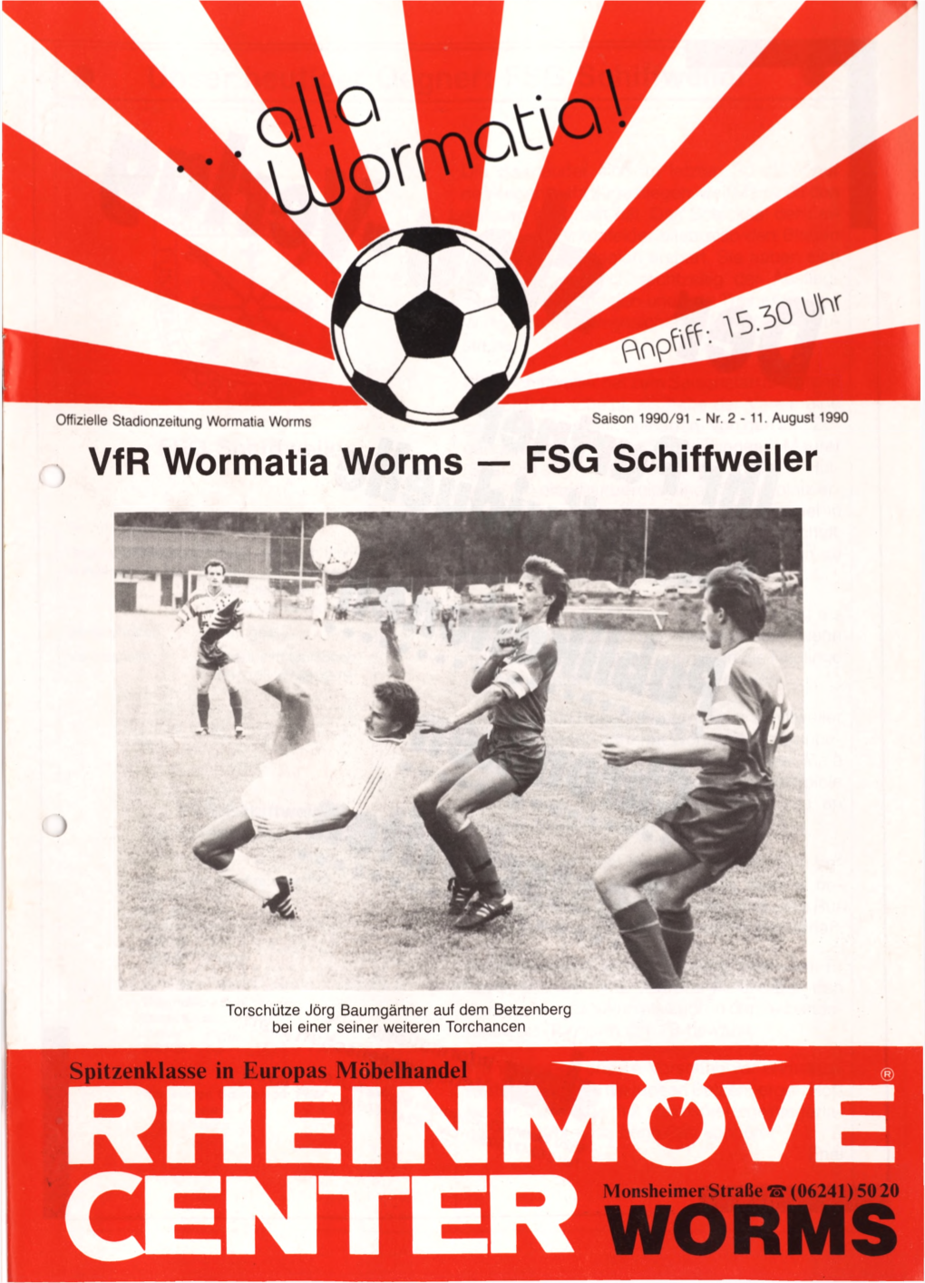 Vfr Wormatia Worms — FSG Schiffweiler
