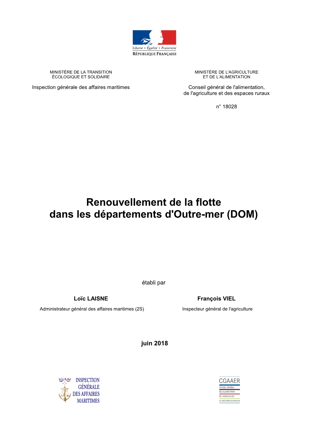 Renouvellement De La Flotte Dans Les Départements D'outre-Mer (DOM)