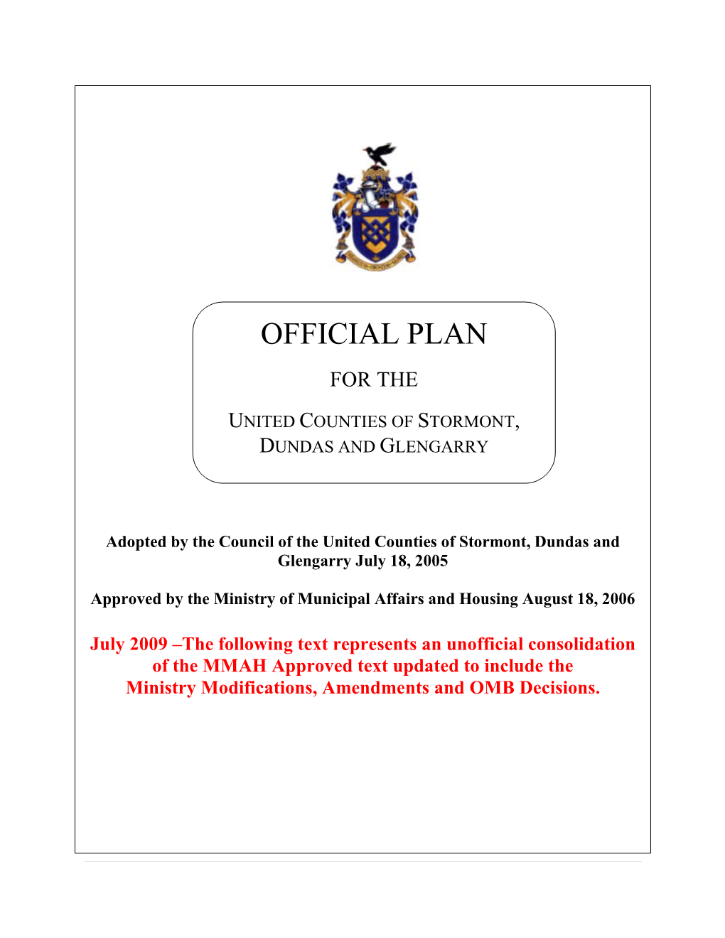 2006 Official Plan (PDF)