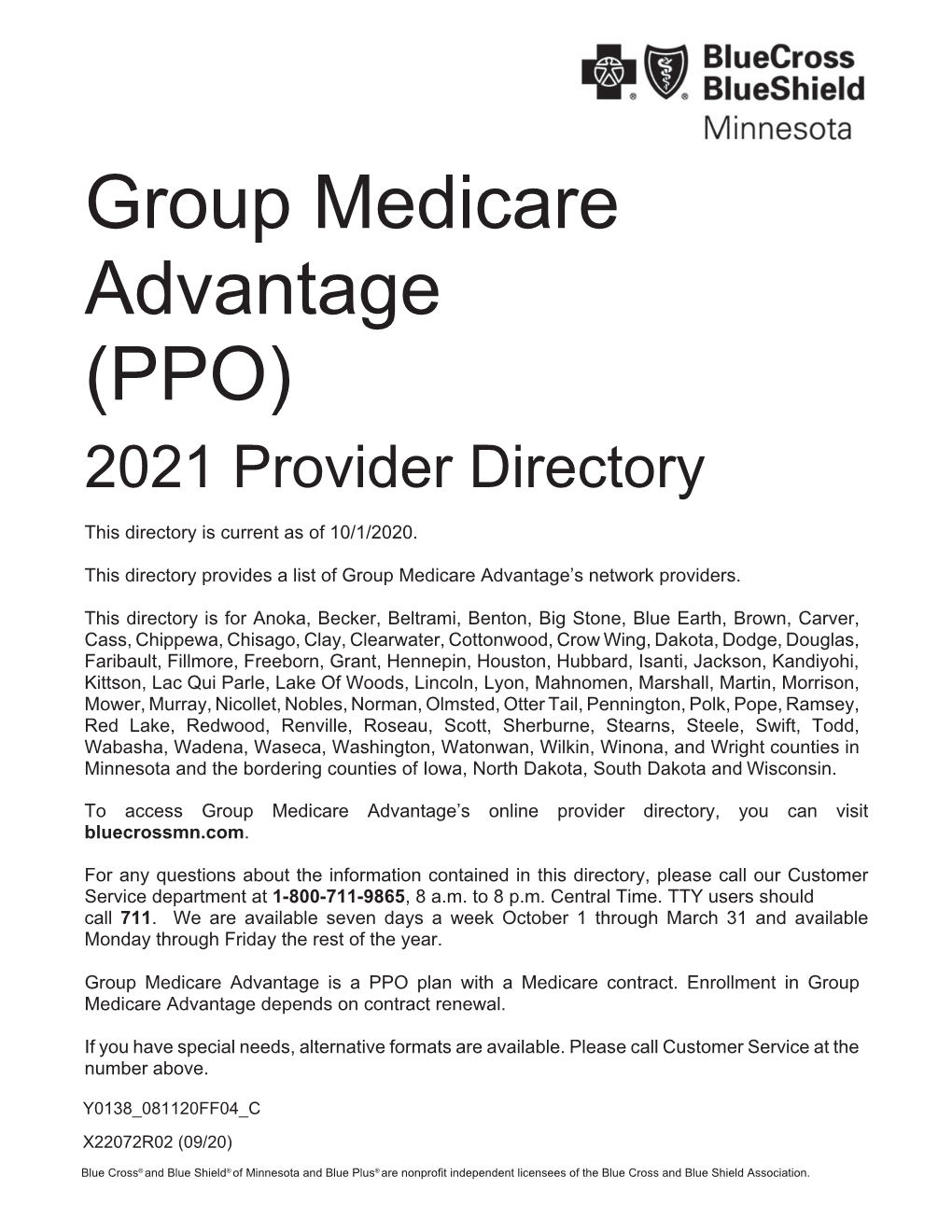 2021 Advantage Provider Directory