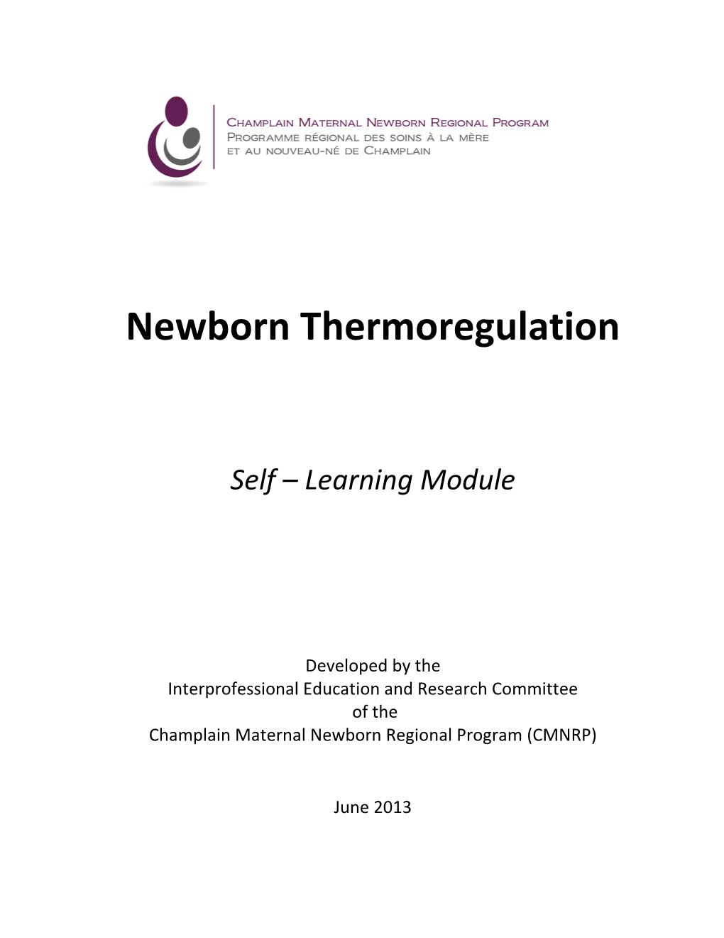 Newborn Thermoregulation