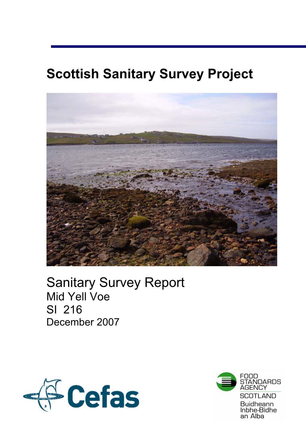 Scottish Sanitary Survey Project