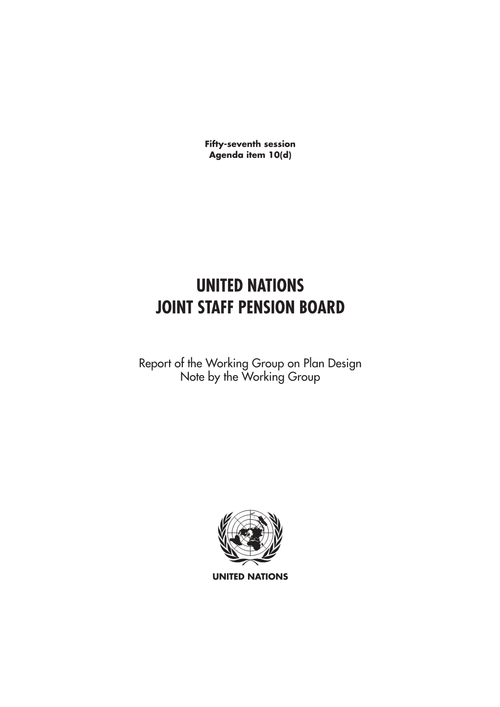 United Nations Joint Staff Pension Board