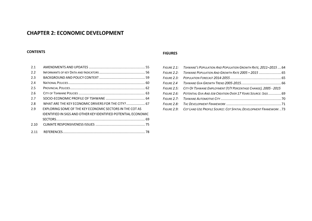 Chapter 2: Economic Development