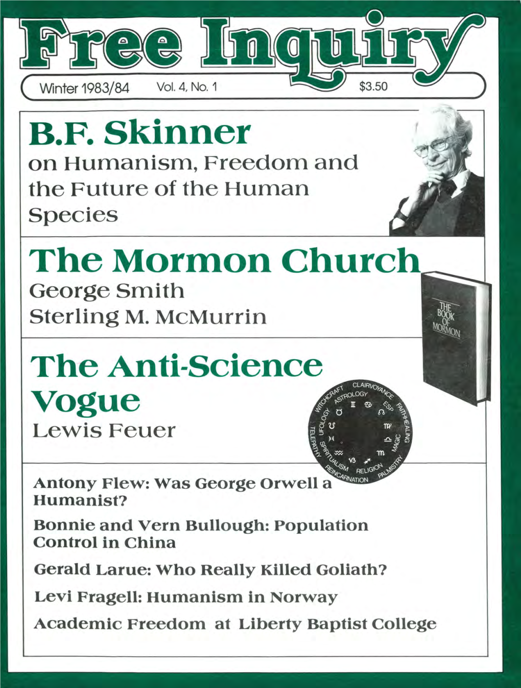 B.F. Skinner the Mormon Church