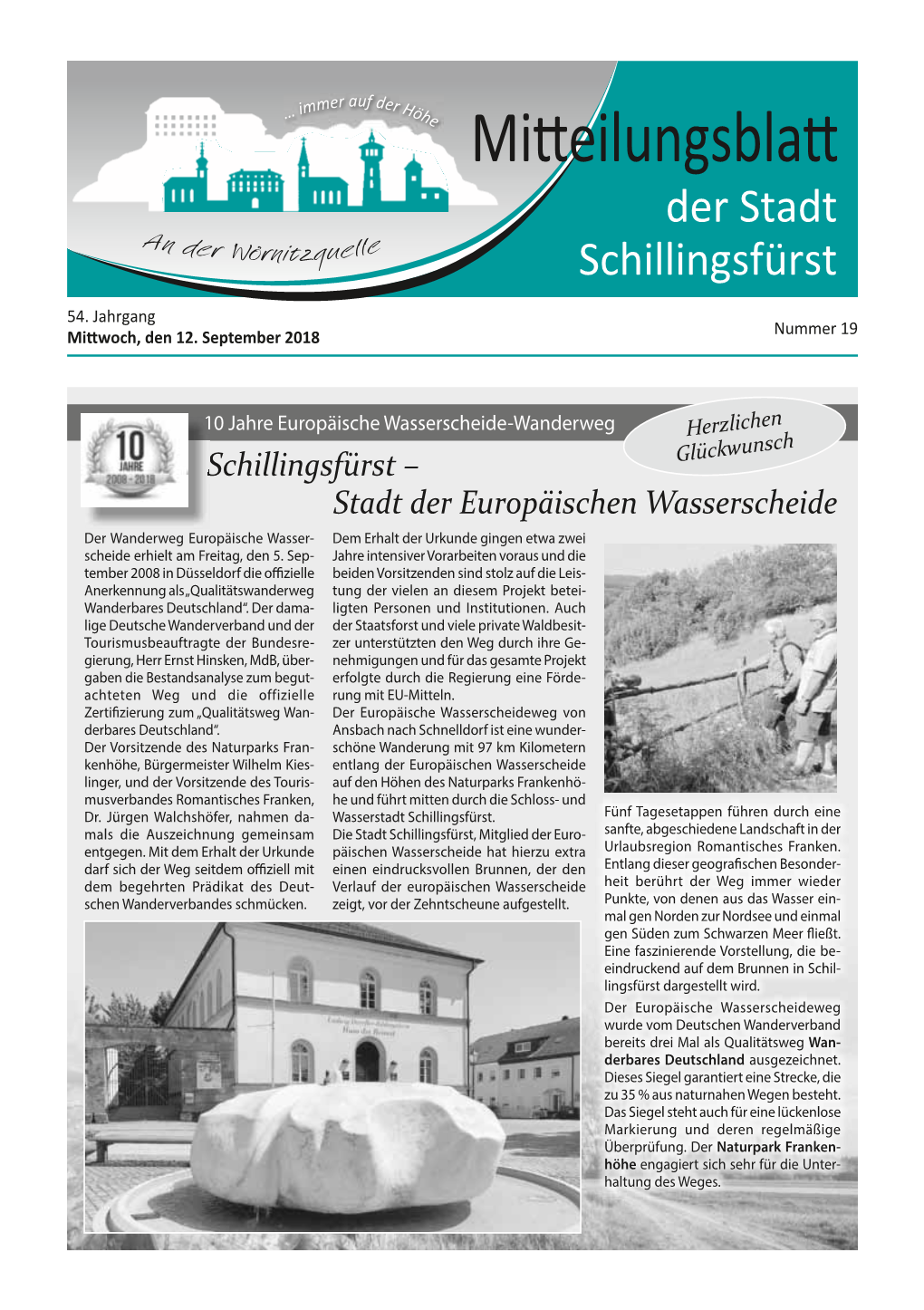 Schillingsfürst – Stadt Der Europäischen