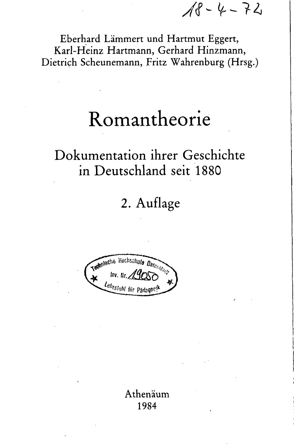 Romantheorie