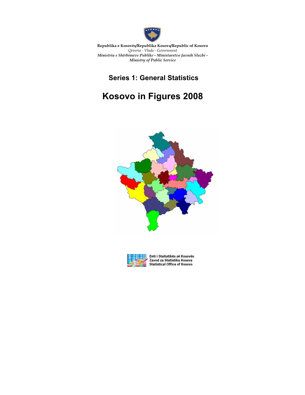 Kosovo in Figures 2008