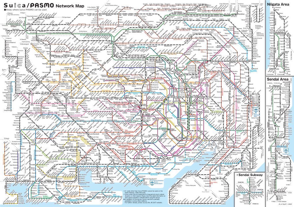 Tokyo Metropolitan Area Railway and Subway Route