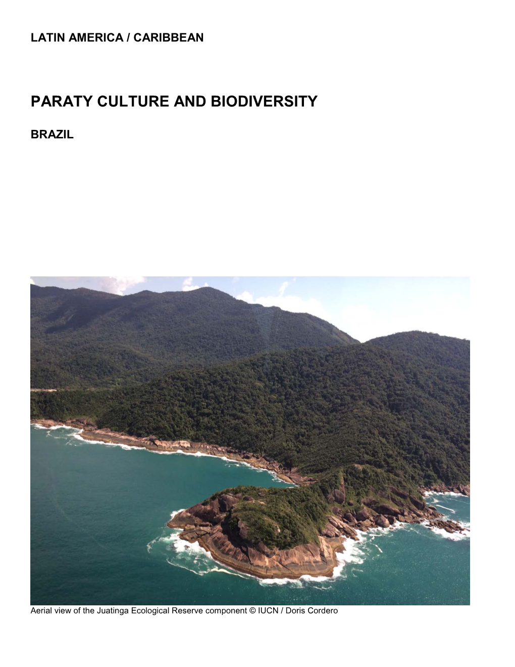 Paraty Culture and Biodiversity