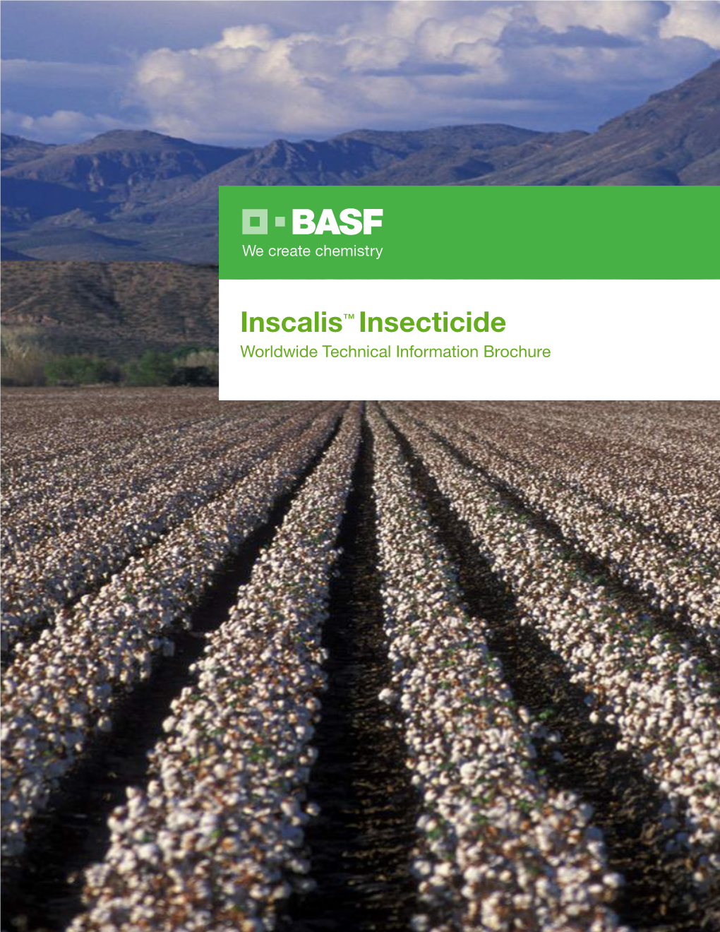 Inscalis™ Insecticide Worldwide Technical Information Brochure