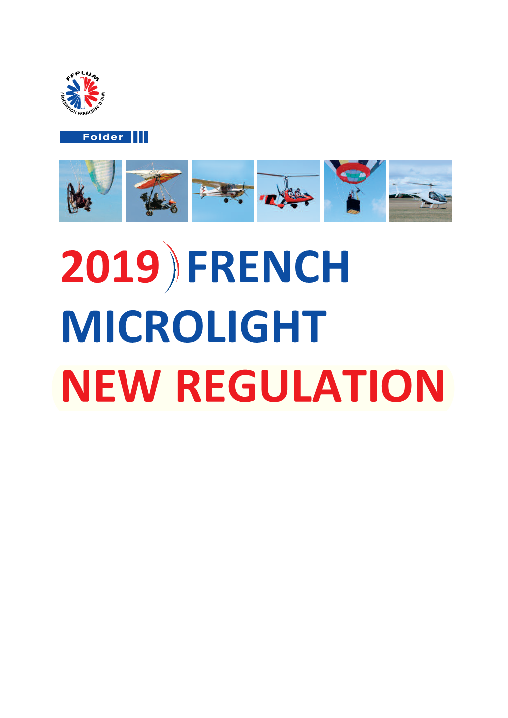 2019 French Microlight New Regulation Editorial