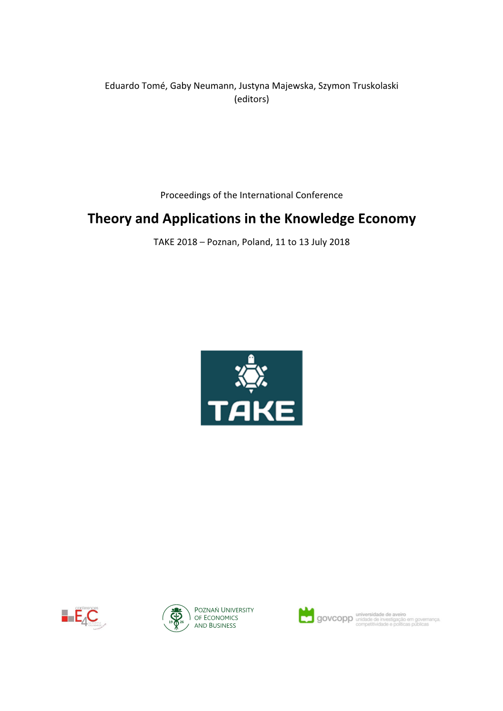 Theory and Applications in the Knowledge Economy