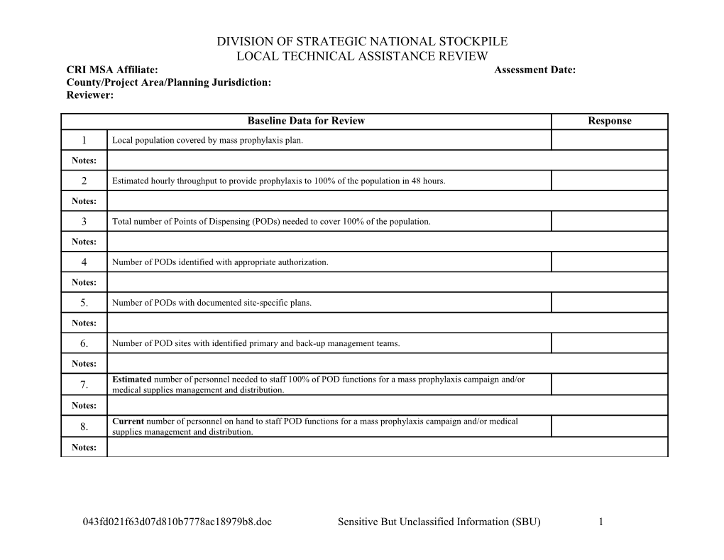 Section One: Developing A Plan With Sns Elements (10%)