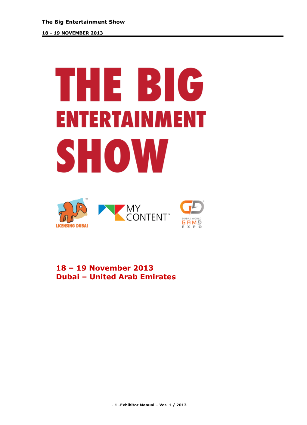 The Big Entertainment Show