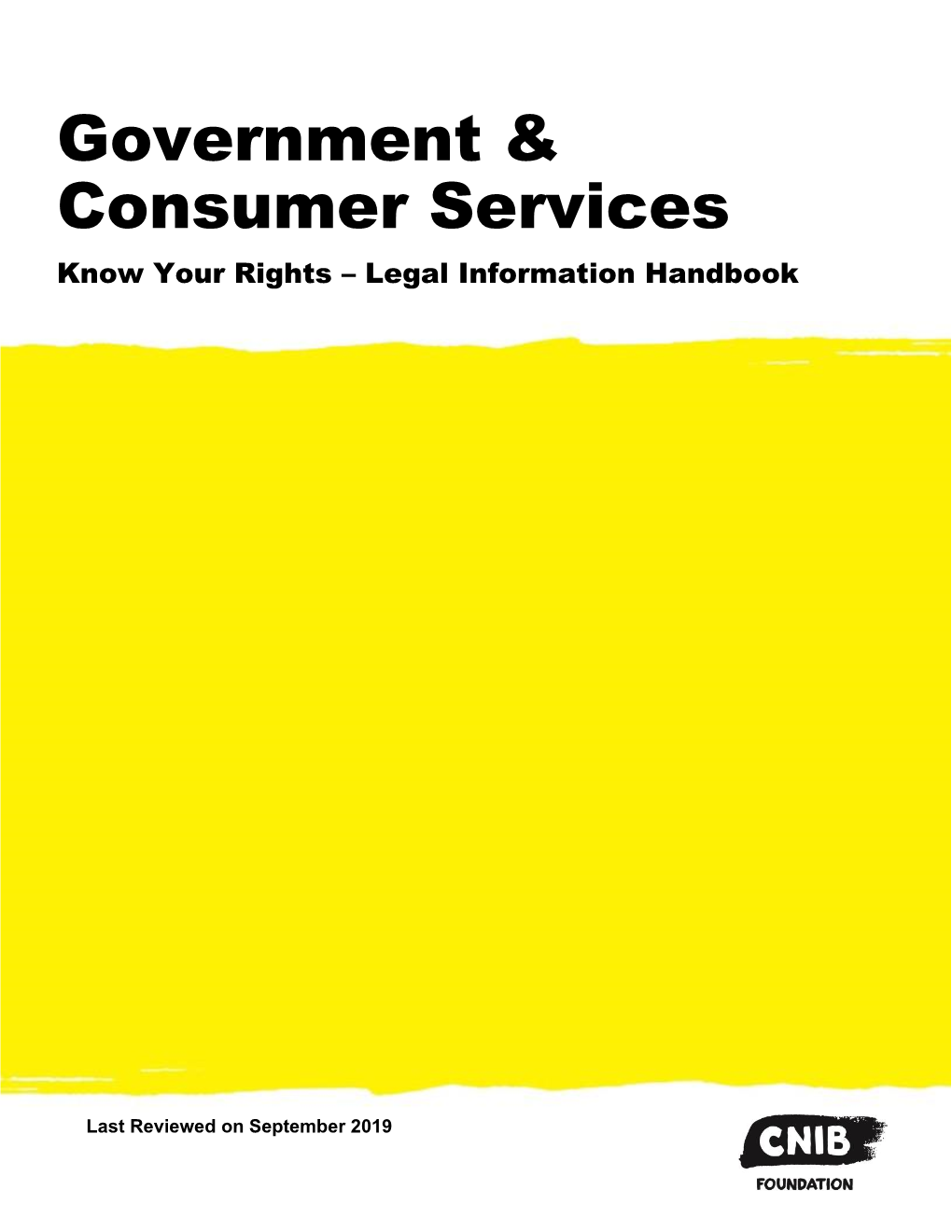 Government & Consumer Services