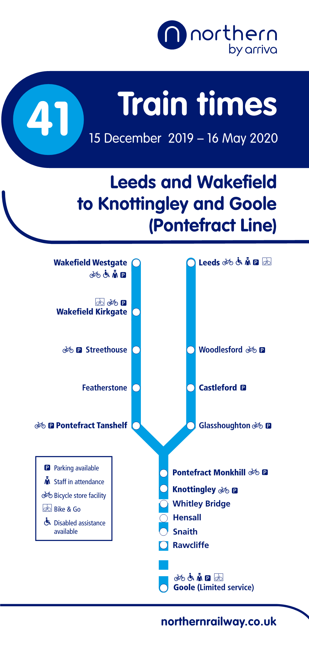 41 Train Times Leeds and Wakefield to Knottingley and Goole