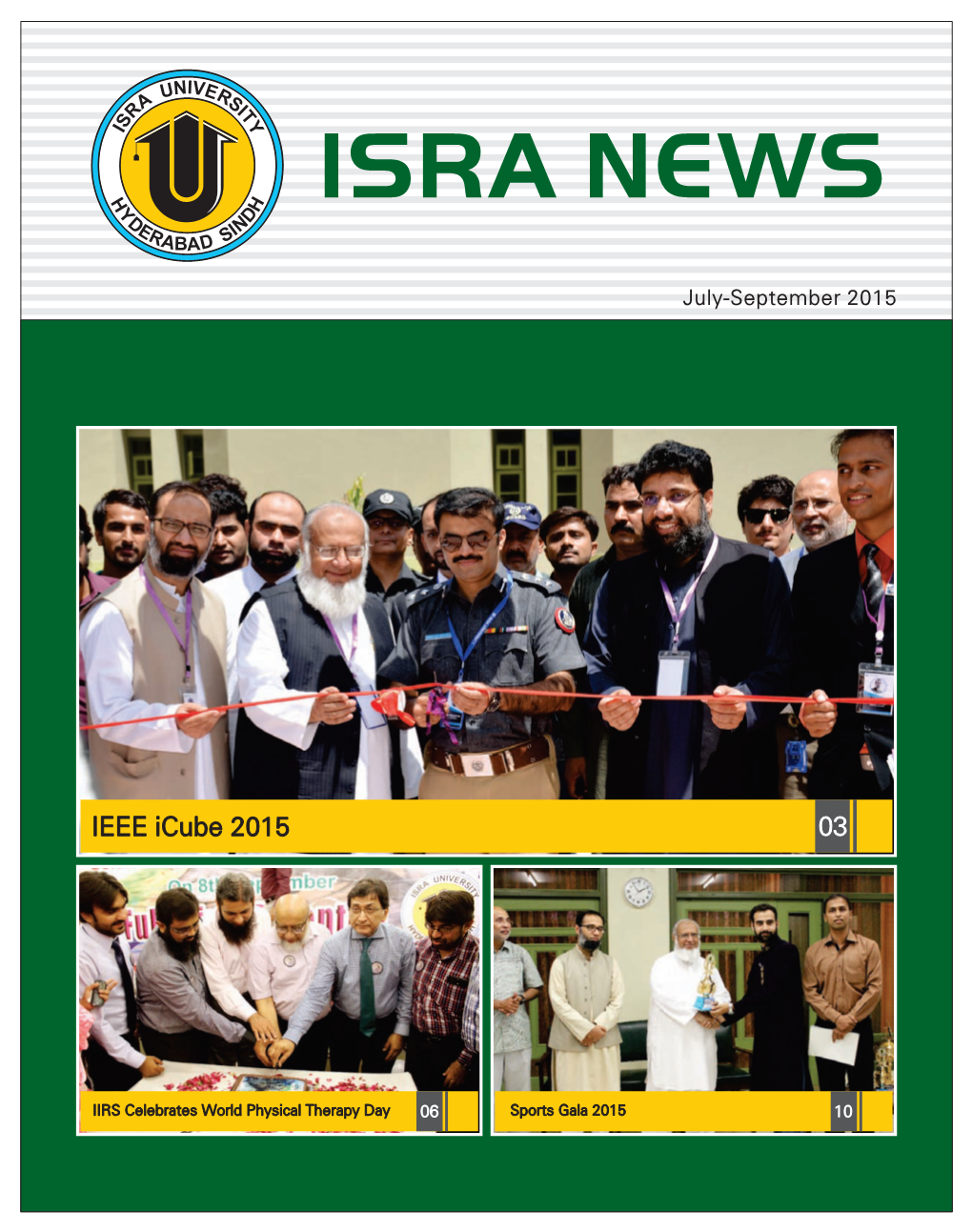 Isra News July to September 2015