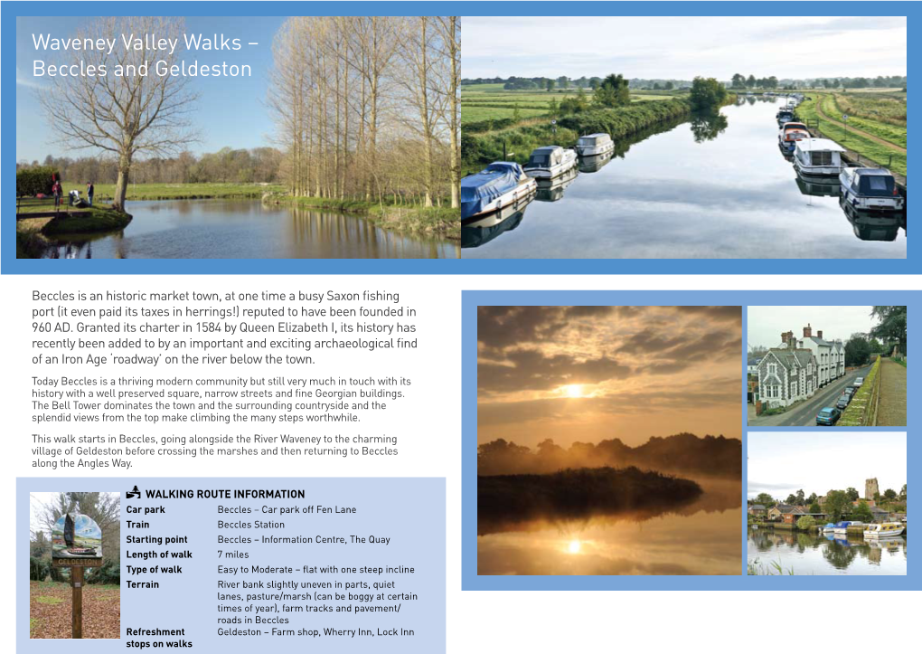 Waveney Valley Walks – Beccles and Geldeston