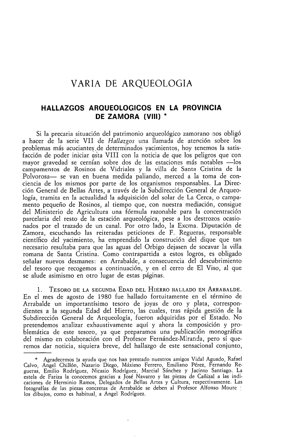 Varia De Arqueologia Hallazgos Aroueologicos