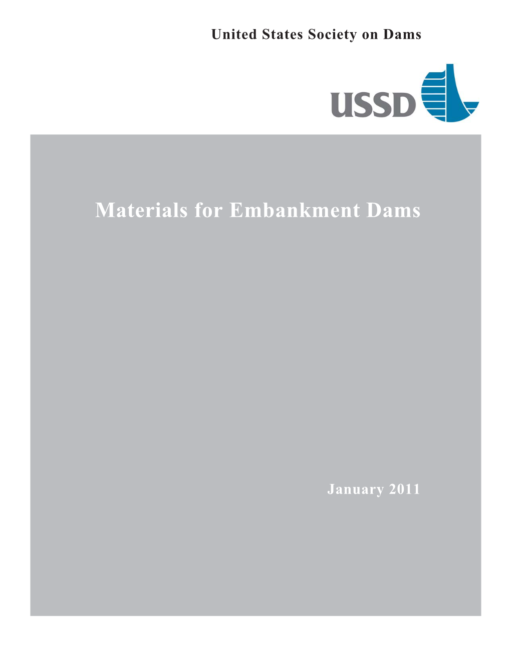 Materials for Embankment Dams