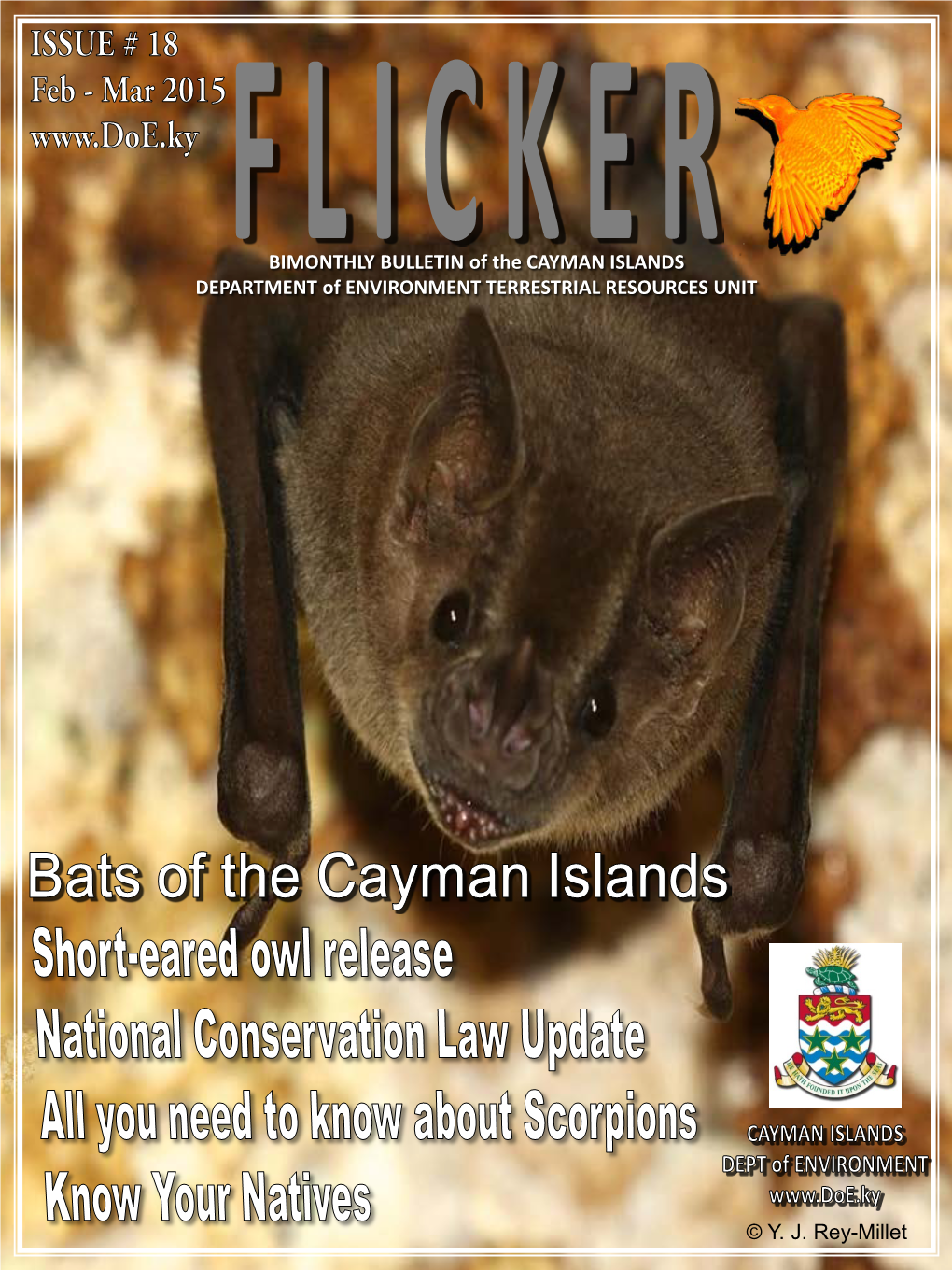 BIMONTHLY BULLETIN of the CAYMAN ISLANDS DEPARTMENT of ENVIRONMENT TERRESTRIAL RESOURCES UNIT