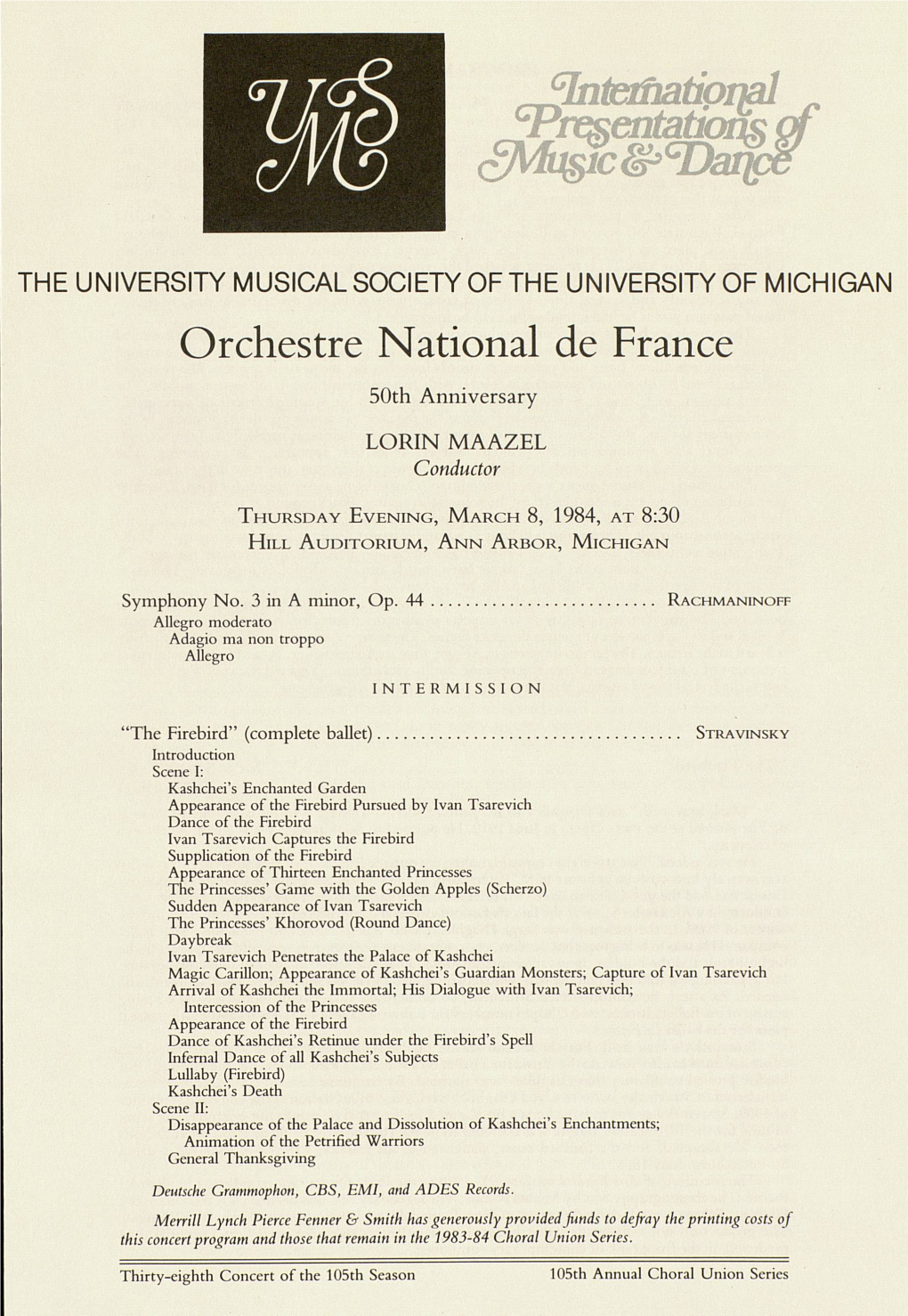 Orchestra National De France 50Th Anniversary