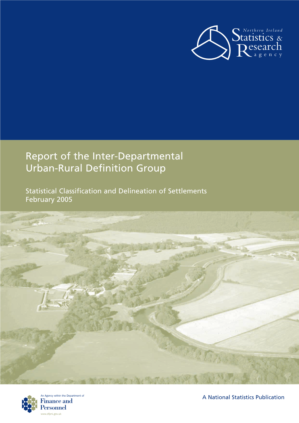 Statistical Classification and Delineation of Settlements February 2005