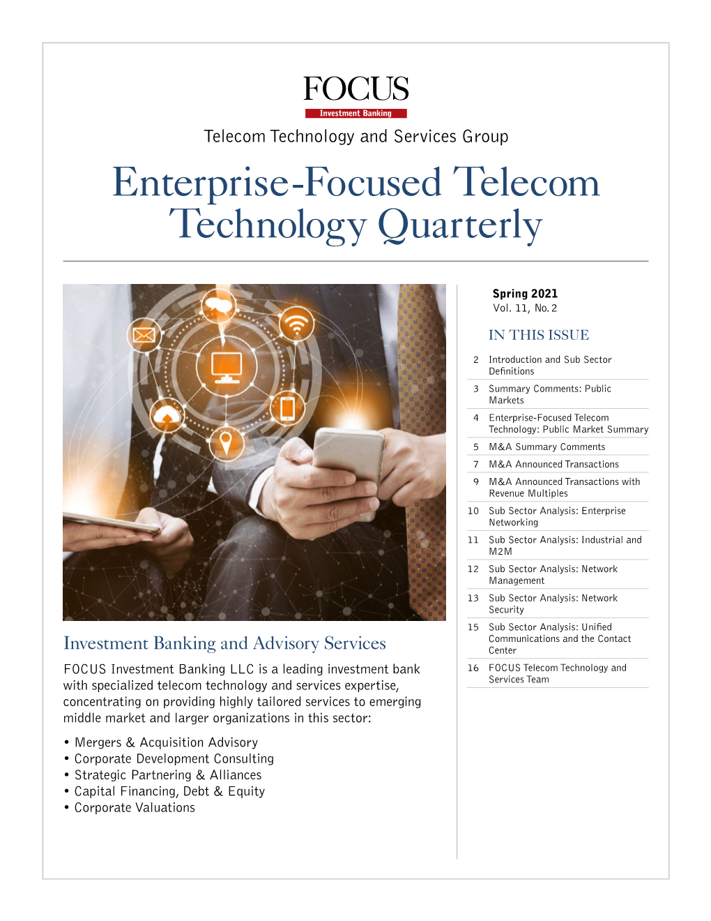 Enterprise-Focused Telecom Technology Quarterly