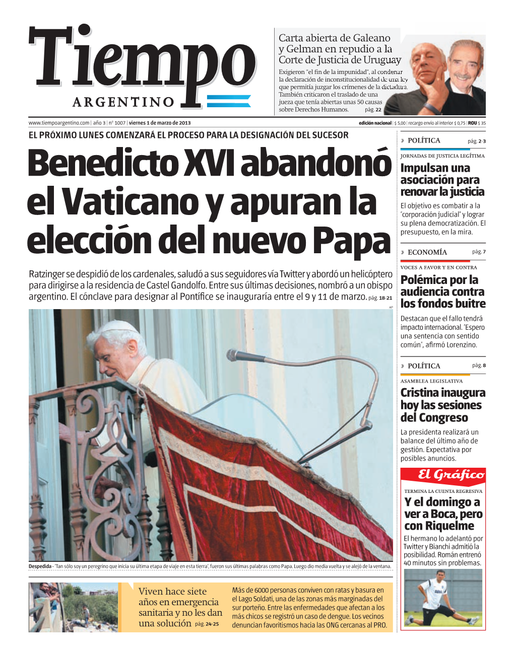 Benedicto XVI Abandonó El Vaticano Y Apuran La Elección Del Nuevo Papa