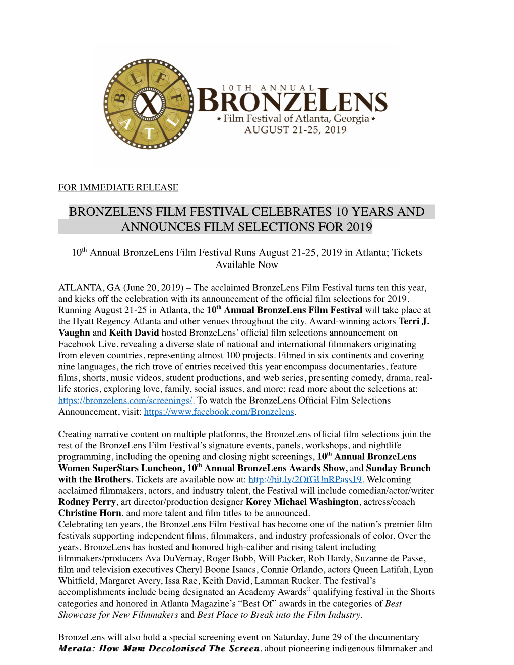 Bronzelens Film Festival 2019 (Release Final)-Official Selection