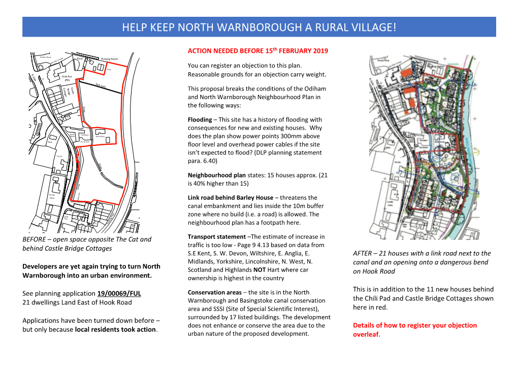 HELP Keep North Warnborough a Rural Village!