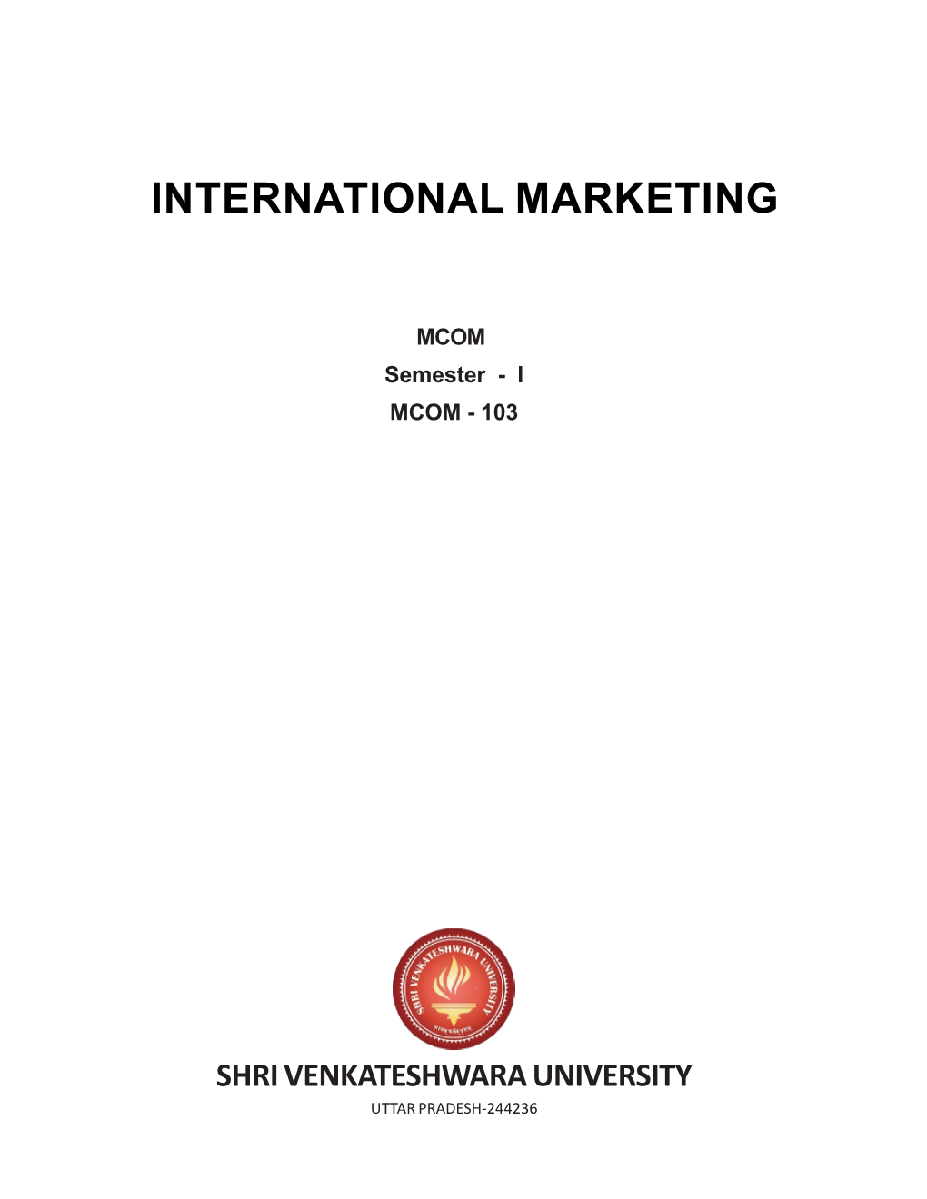 International Marketing