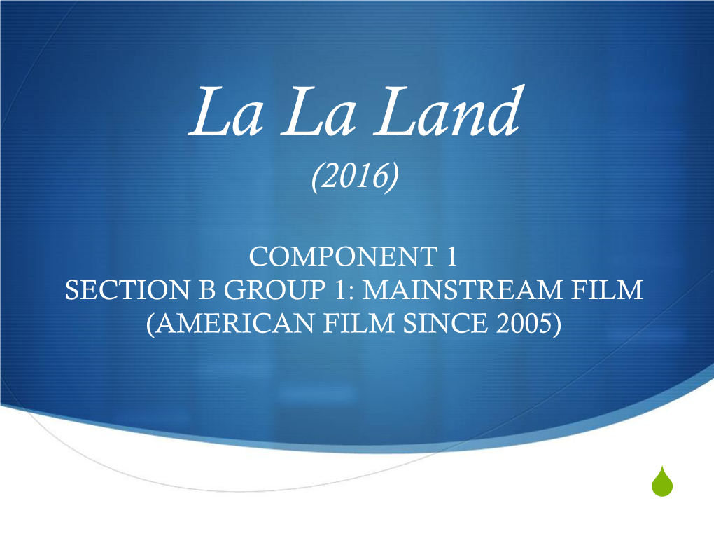 La La Land (2016)