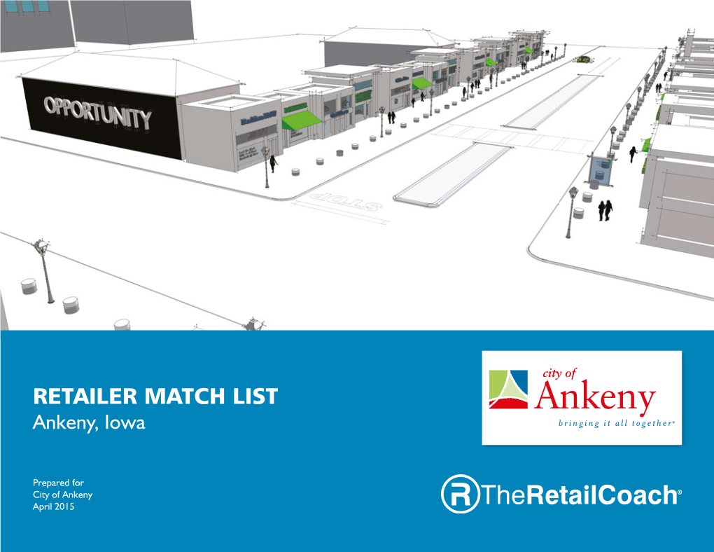 RETAILER MATCH LIST Ankeny, Iowa