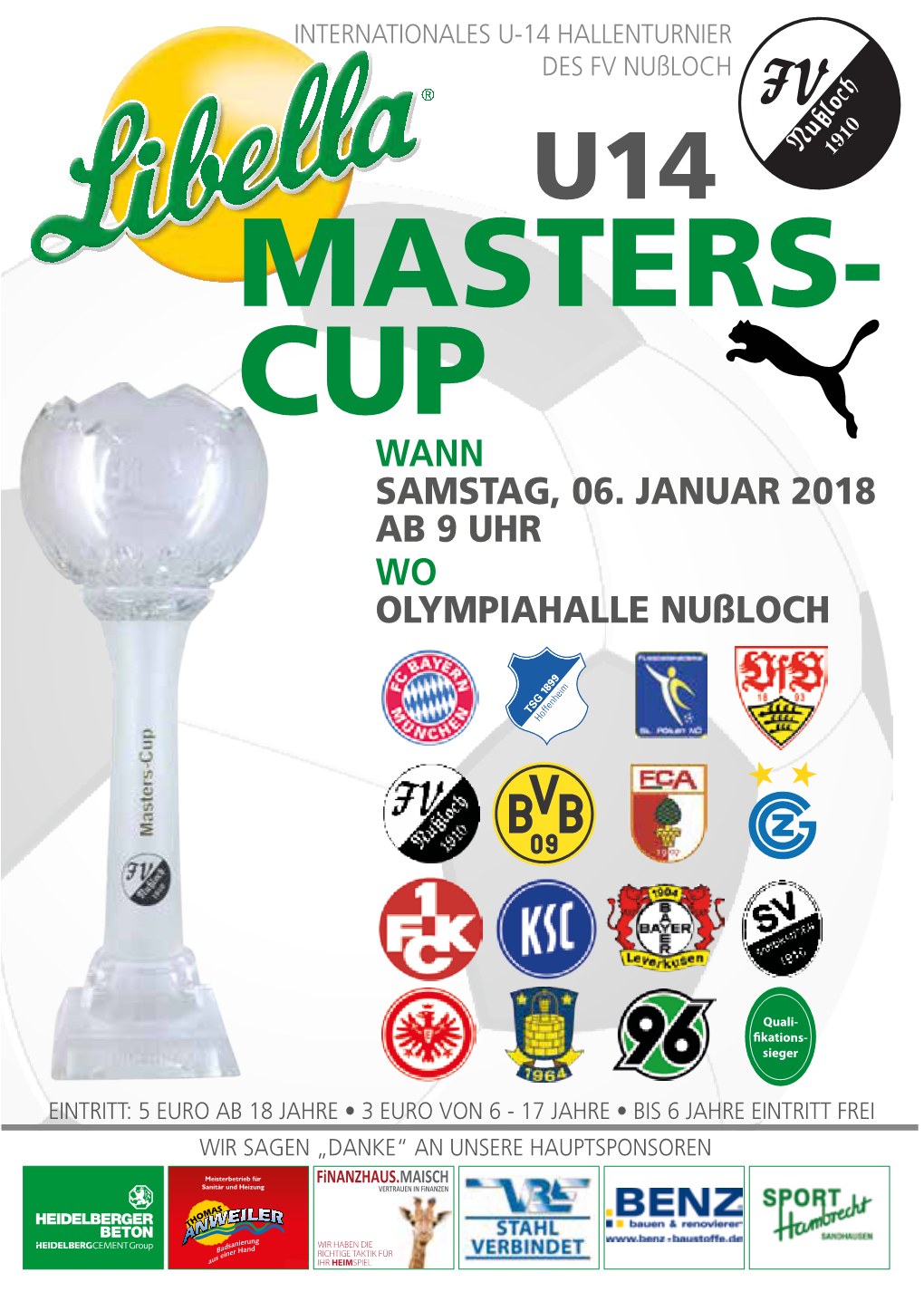 Masters- Cup Wann Samstag, 06