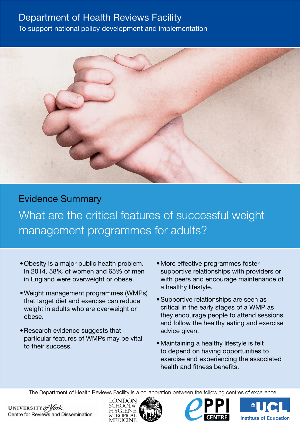 Evidence Summary Weight Management.Pdf