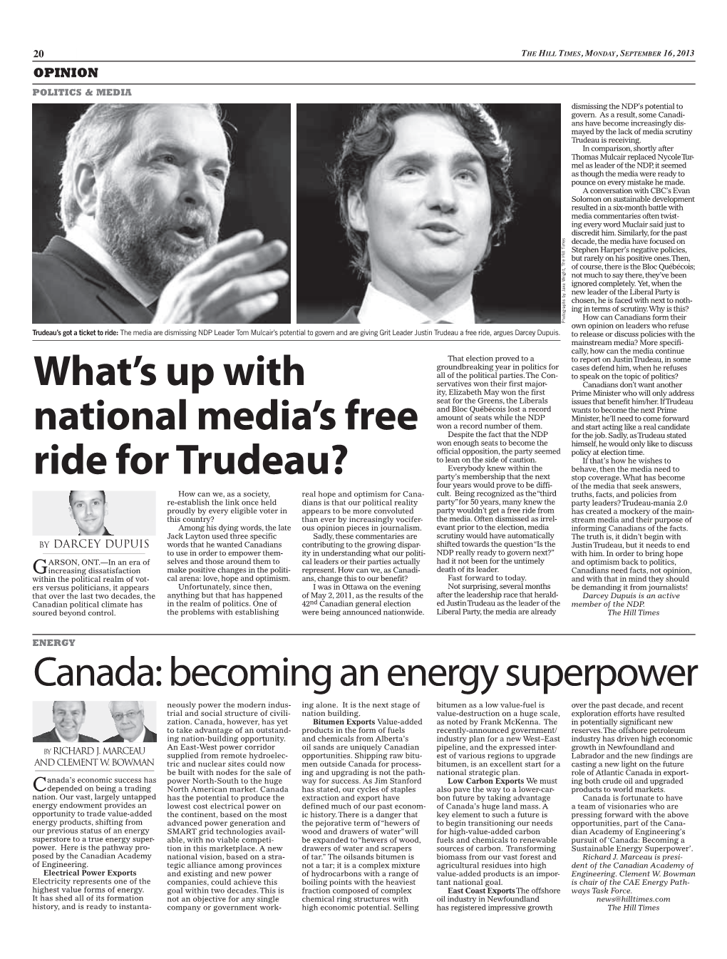 What's up with National Media's Free Ride for Trudeau?