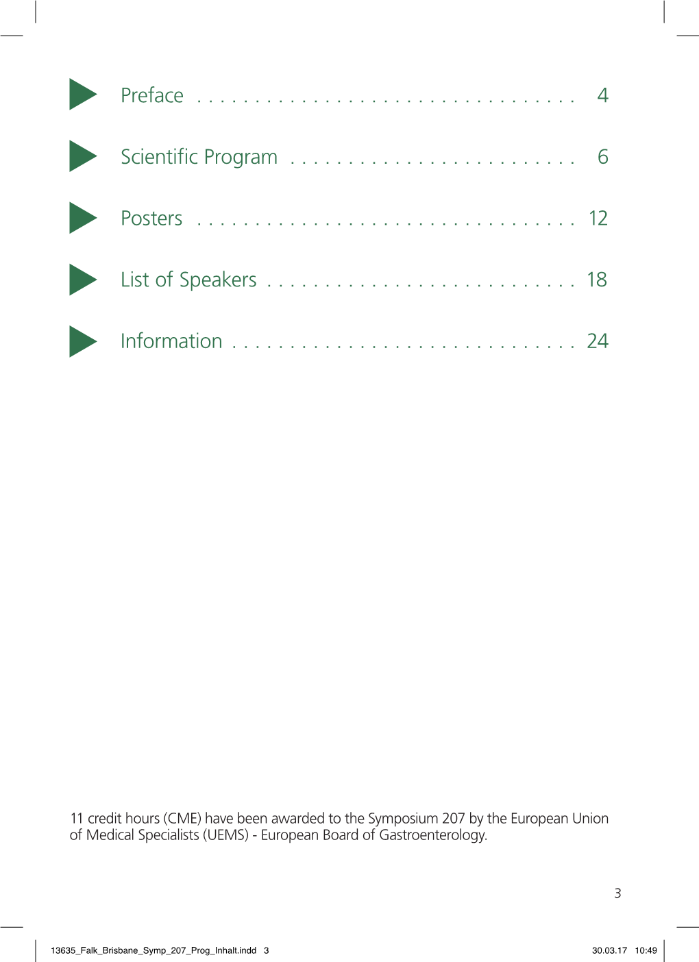 Preface ...4 Scientific Program