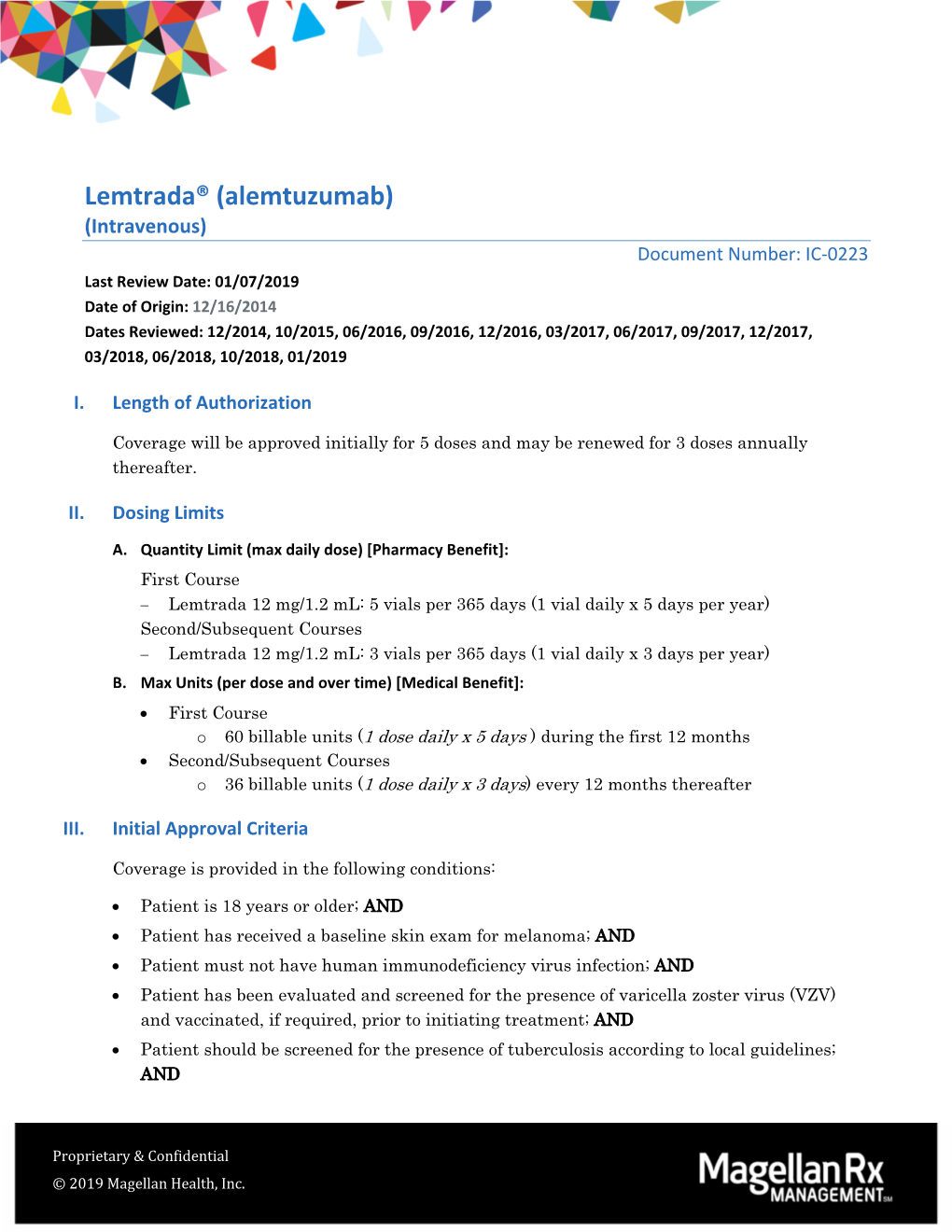 Lemtrada® (Alemtuzumab)