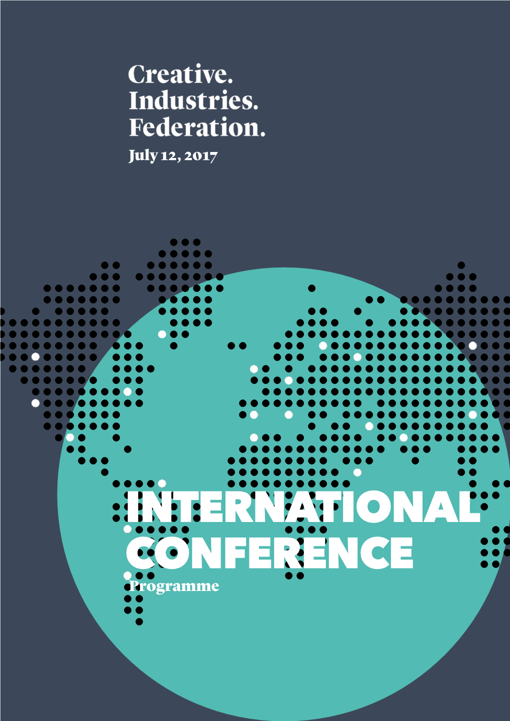 INTERNATIONAL CONFERENCE Programme INTERNATIONAL CONFERENCE INTERNATIONAL CONFERENCE CONTENTS