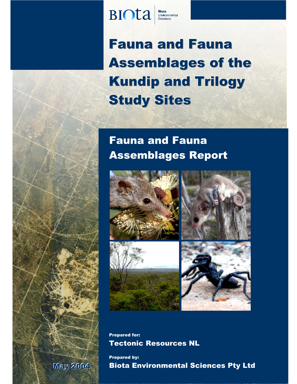 Fauna and Fauna Assemblages of the Kundip and Trilogy Study Sites