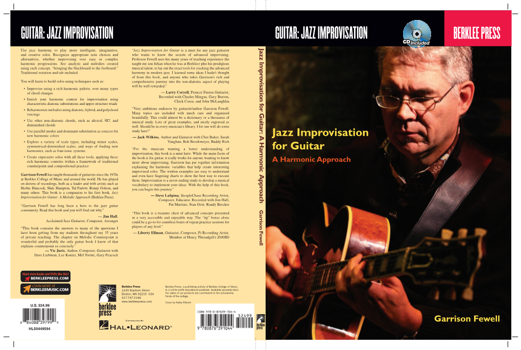 Jazz Improvisation for Guitar: a Harmonic Approach