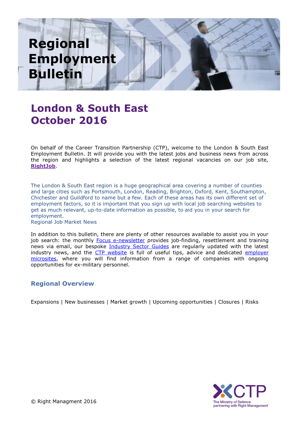 Regional Employment Bulletin