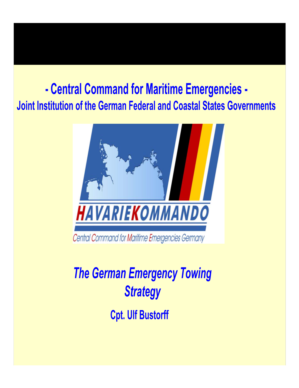 German Emergency Towing Strategy Cpt