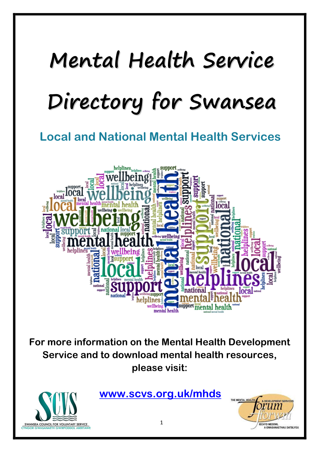 Mental Health Service Directory for Swansea