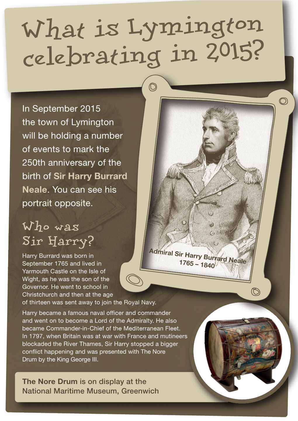 Sir Harry Burrard Neale Leaflet