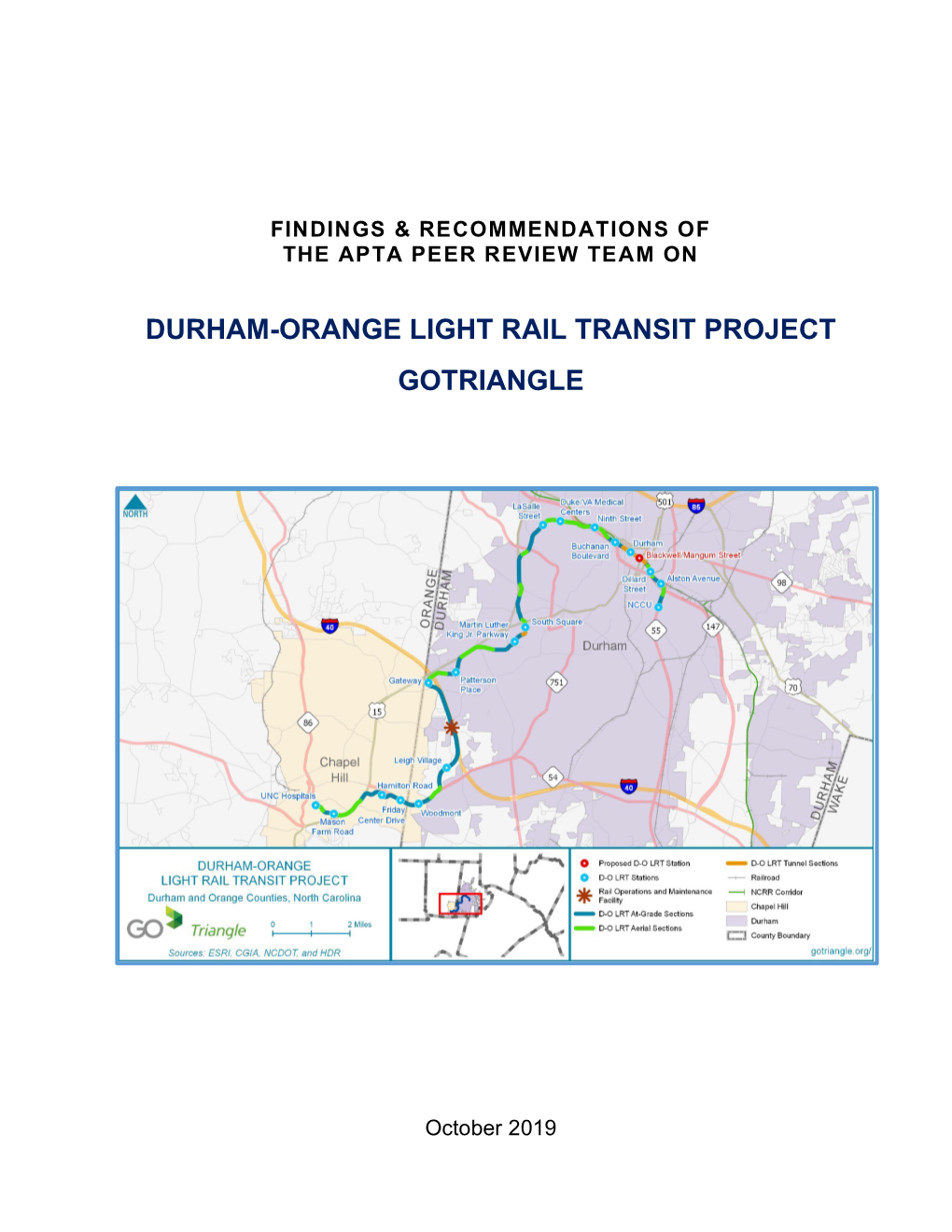 Durham-Orange Light Rail Transit Project Gotriangle