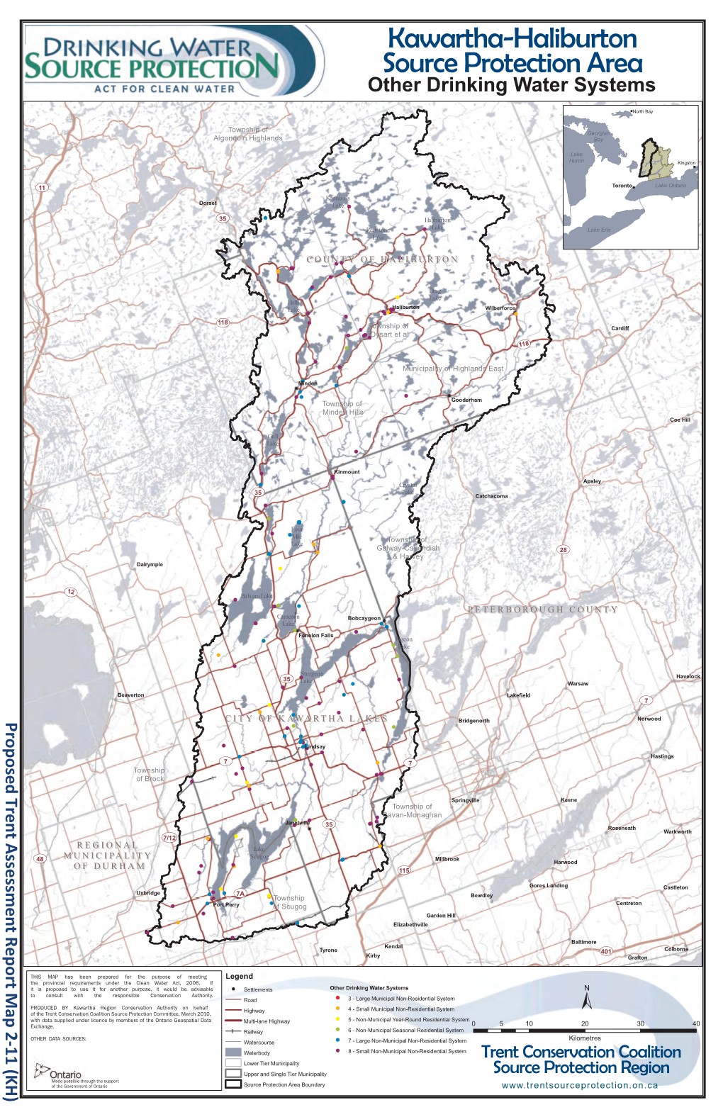 Kawartha-Haliburton Source Protection Area Other Drinking Water Systems