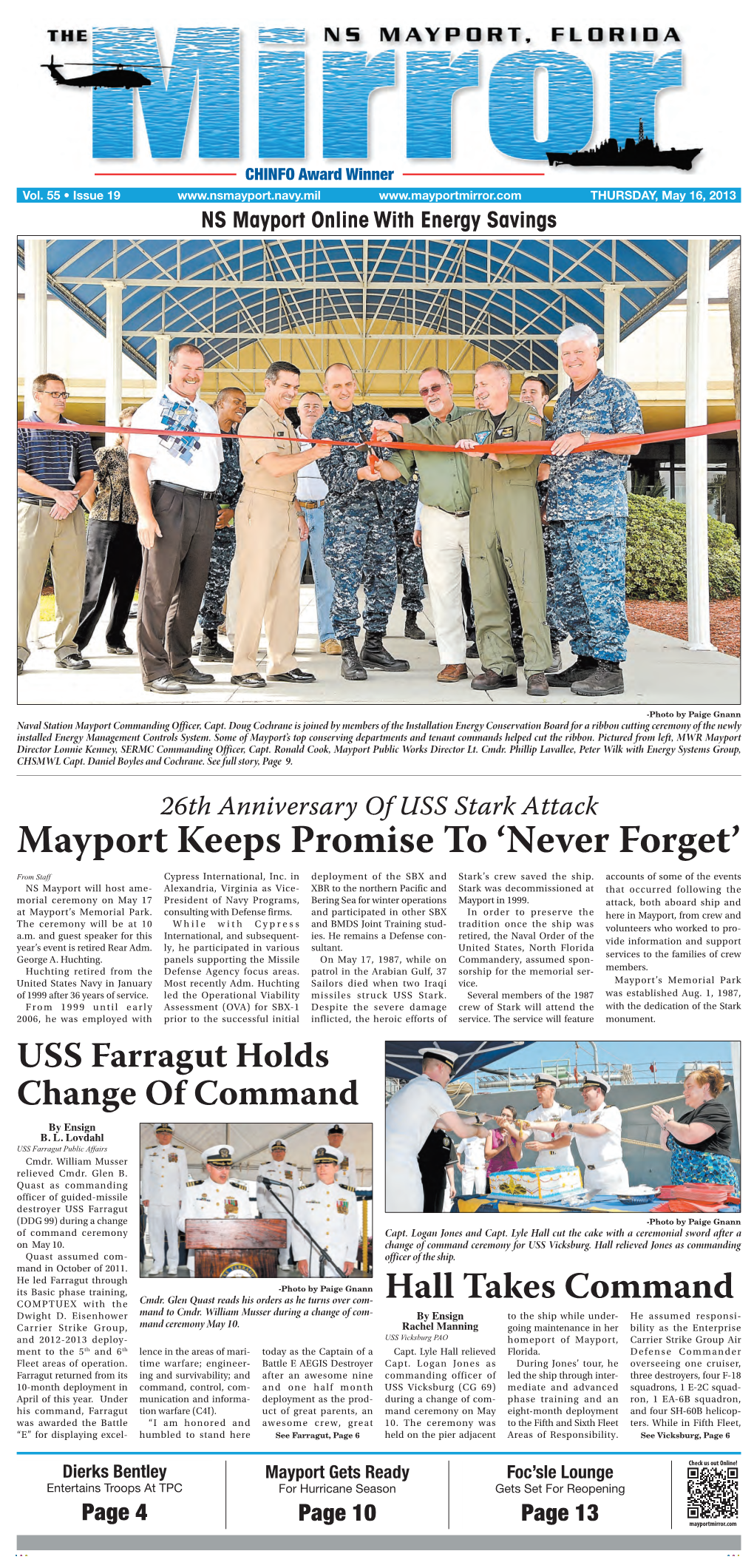 Mayport Keeps Promise to 'Never Forget'